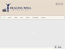 Tablet Screenshot of healingwellministry.org